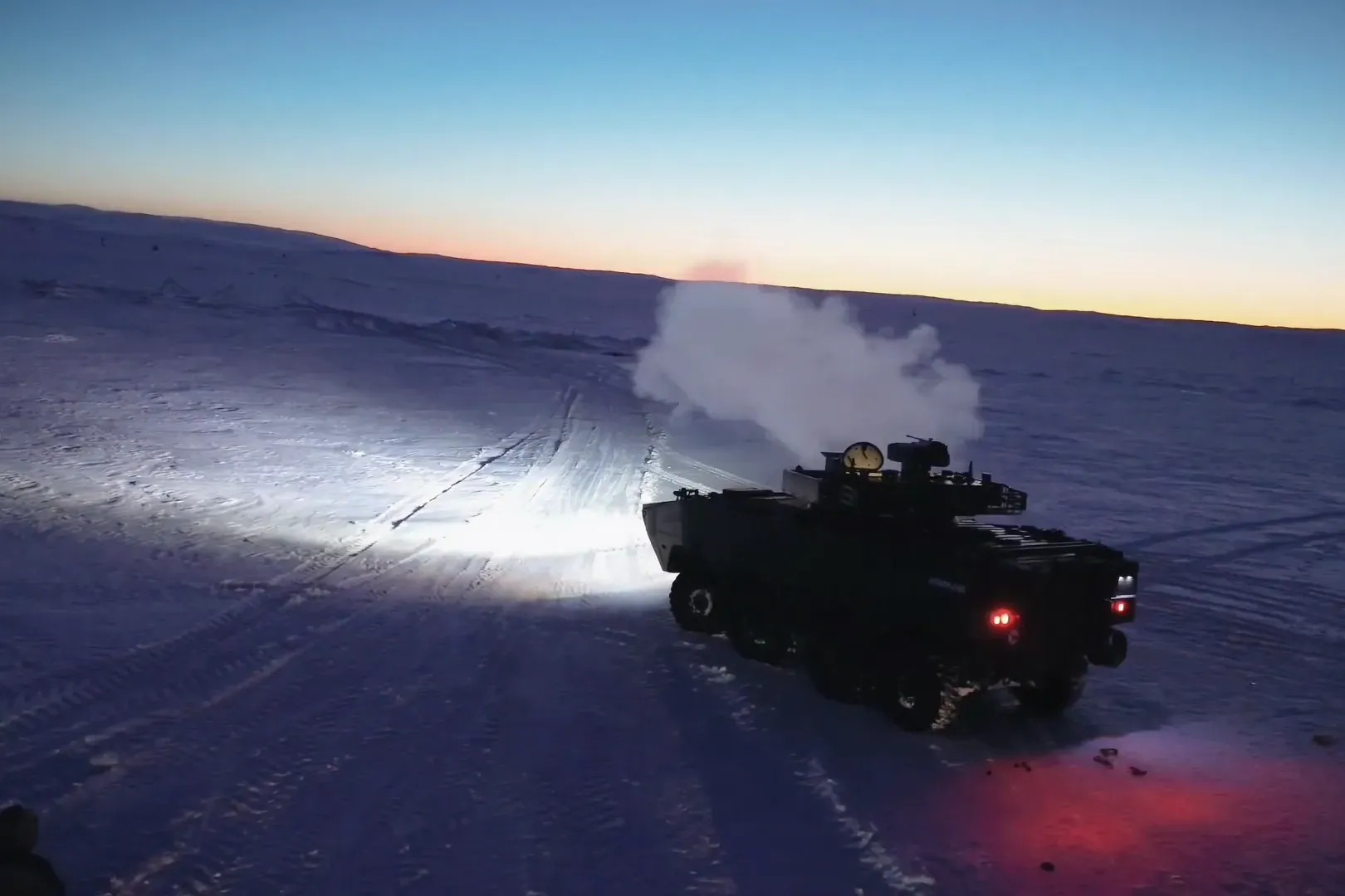 TAIMAS 8×8 during night trials