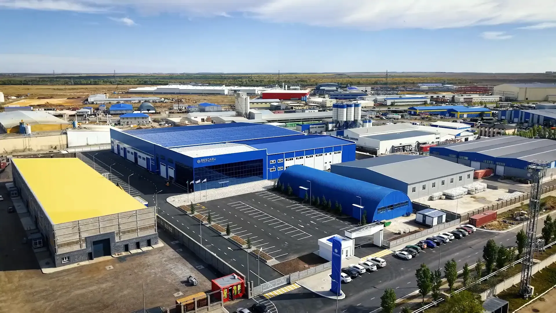 Aerial view of the BESQARU plant