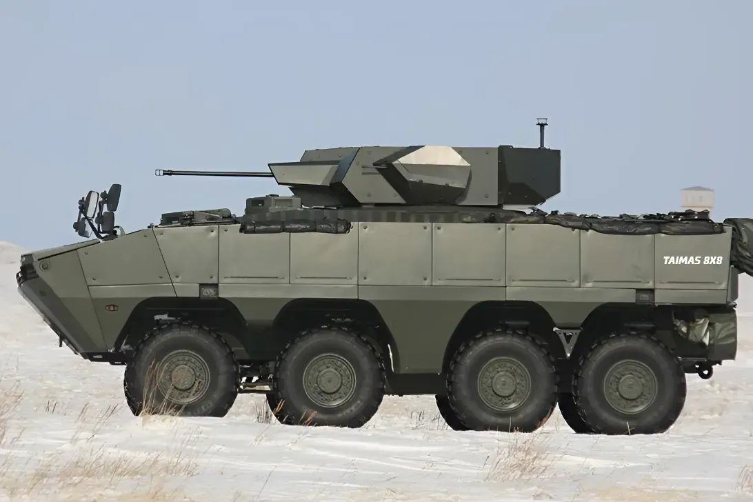 TAIMAS 8×8 with 100 mm turret, side view